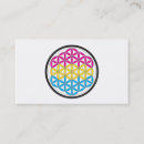 Search for sacred business cards Flower of life