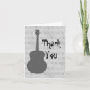 Search for guitar thank you cards Music