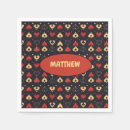 Search for playing cards napkins Clubs