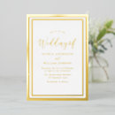 Search for gold foil pressed wedding invitations Elegant