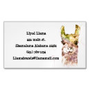 Search for llama business cards Fun