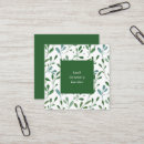 Search for leaves pattern business cards Elegant