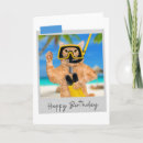 Search for snorkeling birthday cards Diving