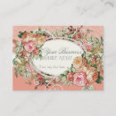 Search for edwardian business cards Vintage rose bouquet