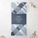 Search for blue gingham wedding invitations Modern