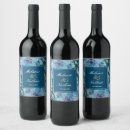Search for light blue wine labels Watercolor