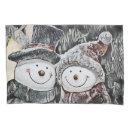 Search for snowman pillowcases Vintage