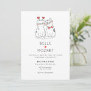Search for cat wedding invitations Kitty