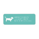 Search for basset hound return address labels Cute