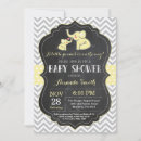 Search for yellow and grey invitations gender neutral