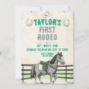 Search for horseshoe birthday invitations Rodeo