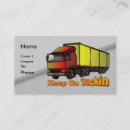Search for trucker business cards Truck driver