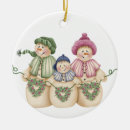 Search for snowman family christmas tree decorations Xmas