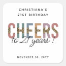 Search for age 21 stickers Twenty one