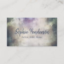 Search for cloudy business cards Blue