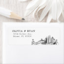 Search for skyline return address labels Modern