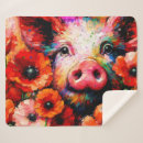 Search for poppy flower blankets Pink