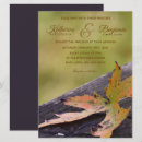 Search for fall 6x8 wedding invitations Leaves