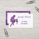 Search for dog walker business cards Modern