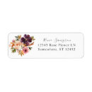 Search for blush floral return address labels Modern
