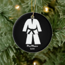 Search for black belt christmas tree decorations Kung fu