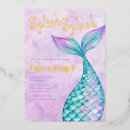 Search for underwater invitations Mermaid tail