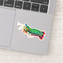 Search for aquatic animal stickers Underwater