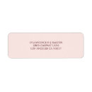 Search for fall return address labels Burgundy