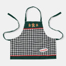 Search for black and green aprons Chef