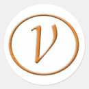 Search for v monogram stickers Letter