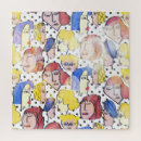 Search for womans face puzzles Abstract