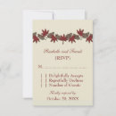 Search for red rsvp cards Leaves
