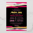 Search for fuchsia pink and silver invitations Watercolor