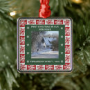 Search for metallic christmas tree decorations First
