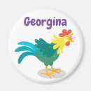 Search for rooster magnets Fowl