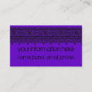 Search for goth business cards Purple