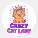 Search for crazy cat lady stickers Feline
