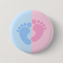 Search for pink and blue gender reveal badges Baby