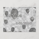 Search for alien creature postcards Science fiction