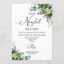 Search for succulent rehearsal dinner invitations Eucalyptus