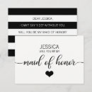 Search for maid of honor invitations Will you be my