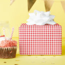 Search for red gingham wrapping paper Picnic