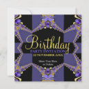 Search for girl 18th birthday invitations Purple