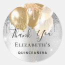 Search for thank you balloon stickers Silver