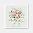 Search for twin baby shower napkins Bear