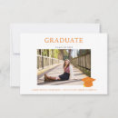 Search for orange and white graduation invitations Typography