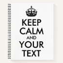 Search for keep calm notebooks Parody