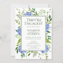 Search for hydrangea engagement party invitations Greenery