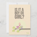Search for owl gender reveal invitations Boy or girl