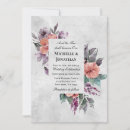 Search for peach and lavender wedding invitations Couple
